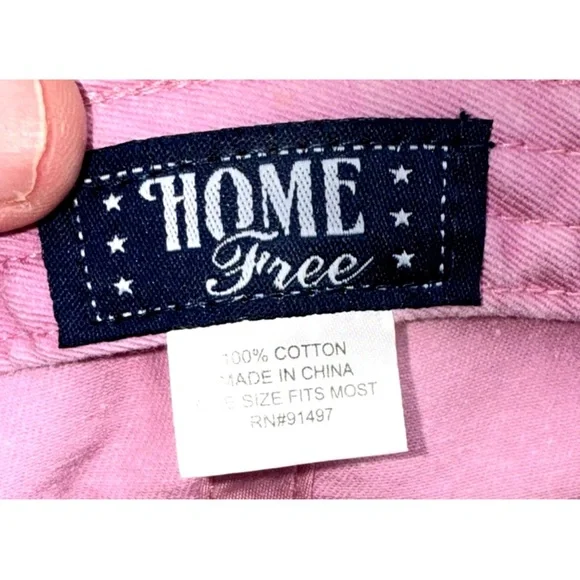 Hat Womens Coffee Pink Black Letter Design Baseball Hat Cap Adjustable Fit OSFA - Picture 7 of 7